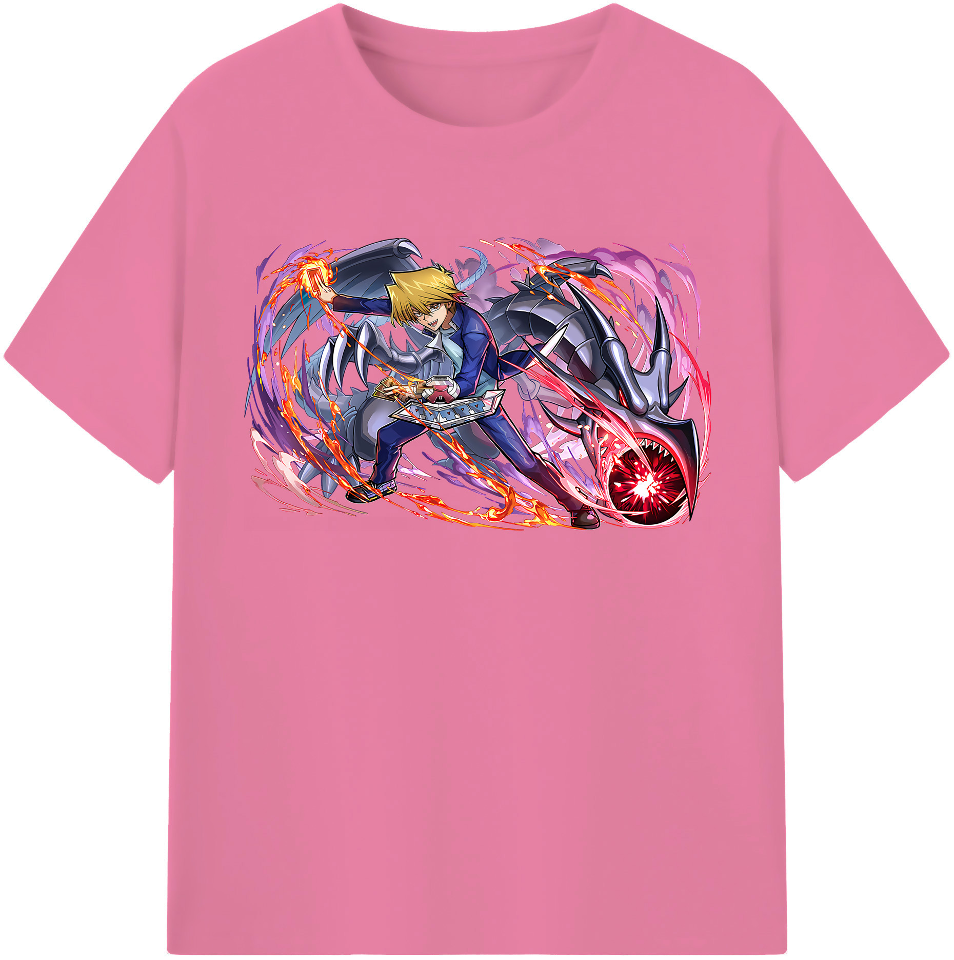 （画像用） 遊☆戯☆王 Yu-Gi-Oh! 綿100％半袖Tシャツ（フロントプリント）